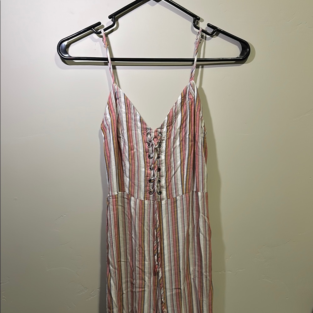 Striped Spaghetti Strap jumpsuit!